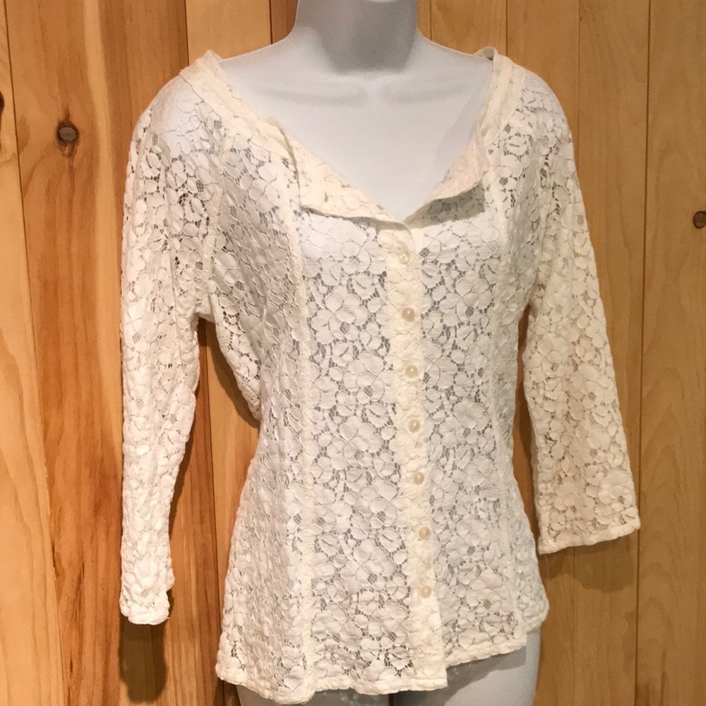 Liz Claiborne lace top